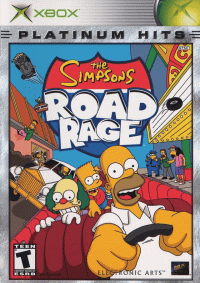 The Simpsons: Hit & Run PAL Xbox  box art